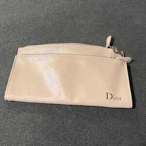 Dior Cream Cosmetic Bag